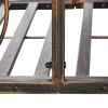 Outdoor Vintage Bronze Arch 6-ft Garden Bridge with Side-Rails